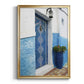 Morocco Door - Modern Framed Canvas Print