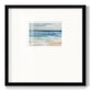 Ocean Waves I Premium Framed Print Double Matboard