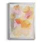 Warm Petals I - Modern Framed Canvas Print