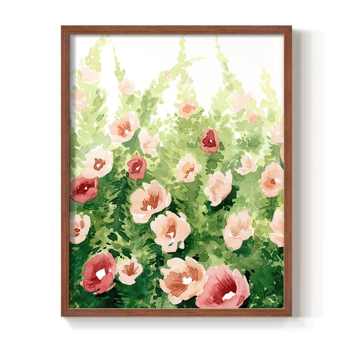 Sunlit Flora I - Restickable Framed Art Print