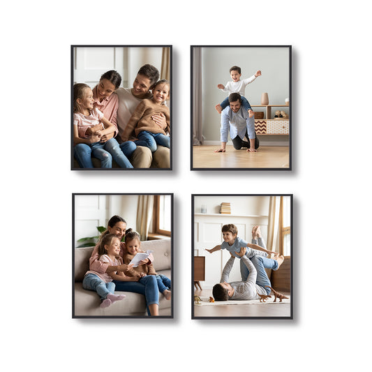 Set of 4 Restickable Custom Framed Photos - 22" x 28"