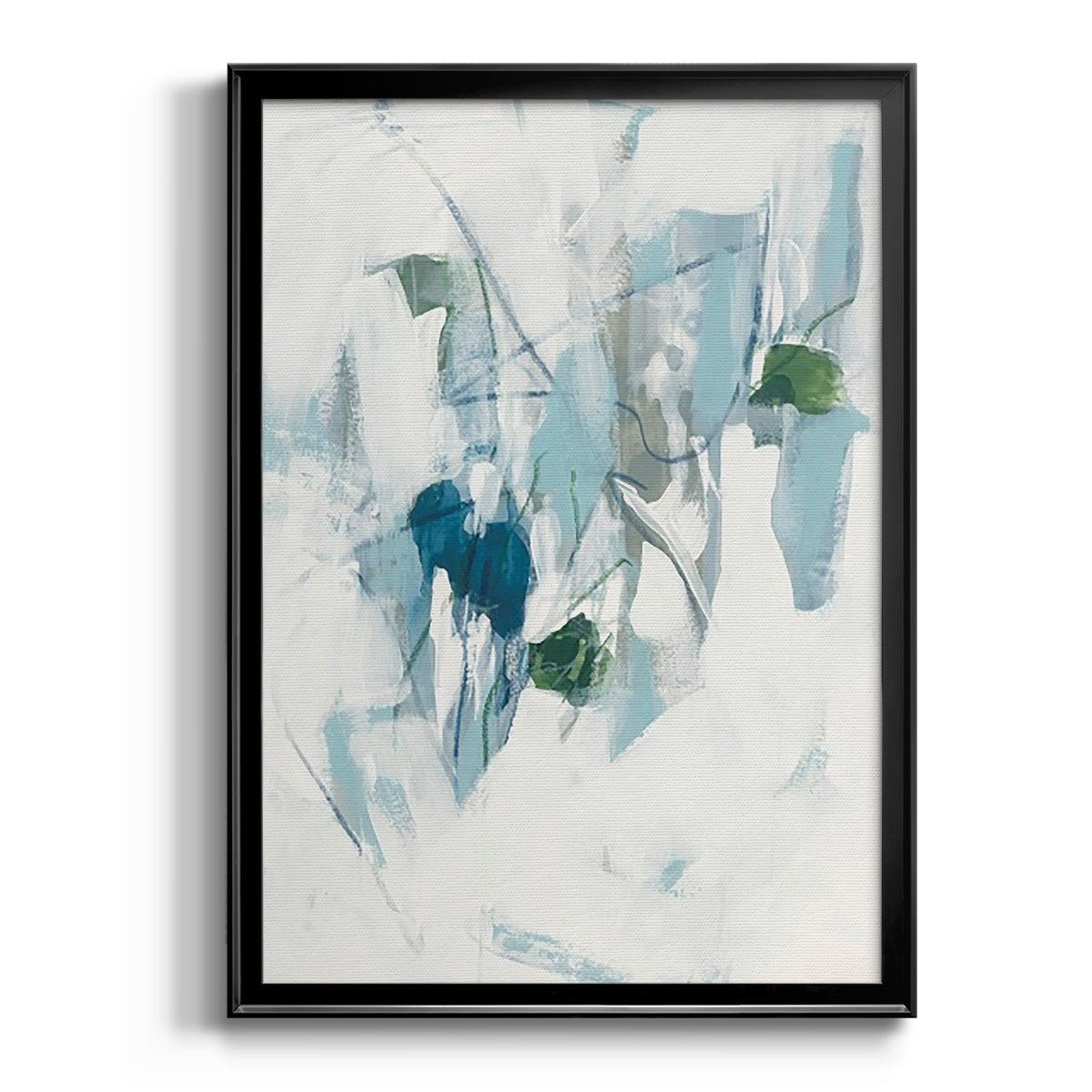 Ice Cavern II - Modern Framed Canvas Print