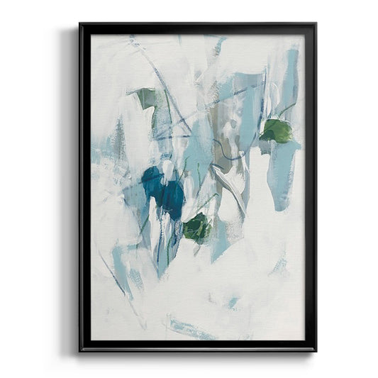 Ice Cavern II - Modern Framed Canvas Print