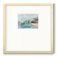 Turquoise Cliff Wall II - Double Matboard Framed Print