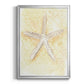 Salty Seashell I - Modern Framed Canvas Print