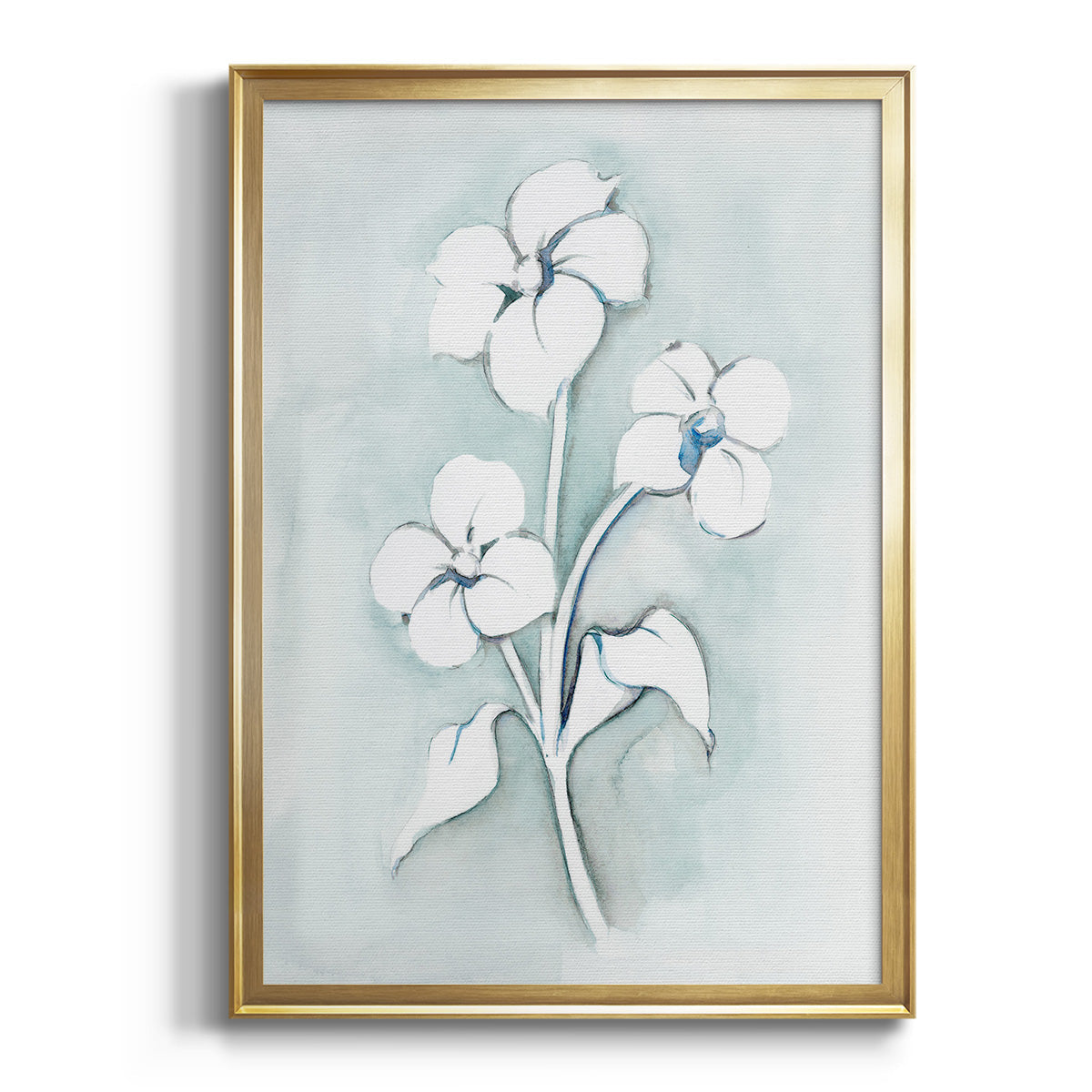 Bohemian Blue I - Modern Framed Canvas Print