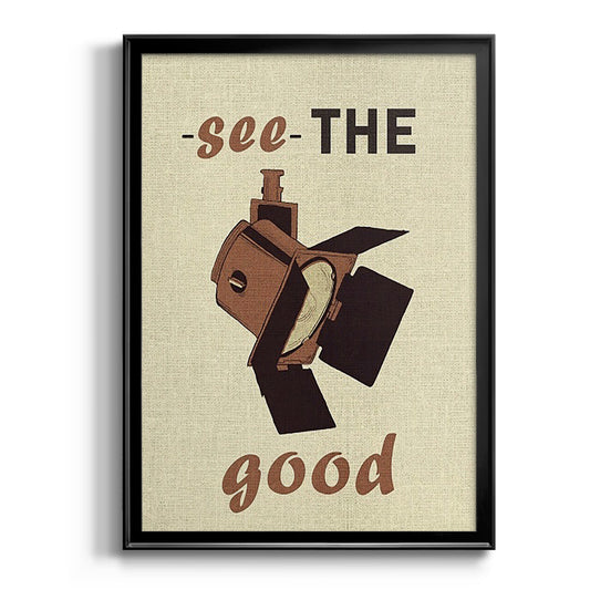 Movie Time I - Modern Framed Canvas Print