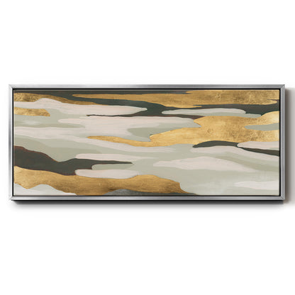 Golden Valley Sands I - Floater Framed Canvas Print