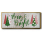 Merry & Bright - Floater Framed Canvas Print