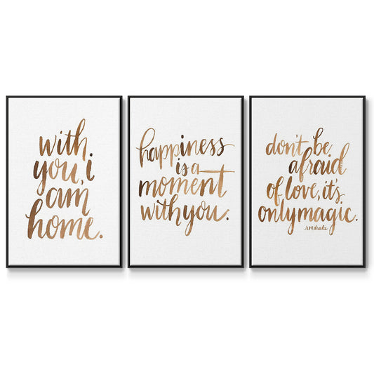 Loving You I - Floater Framed Canvas Set