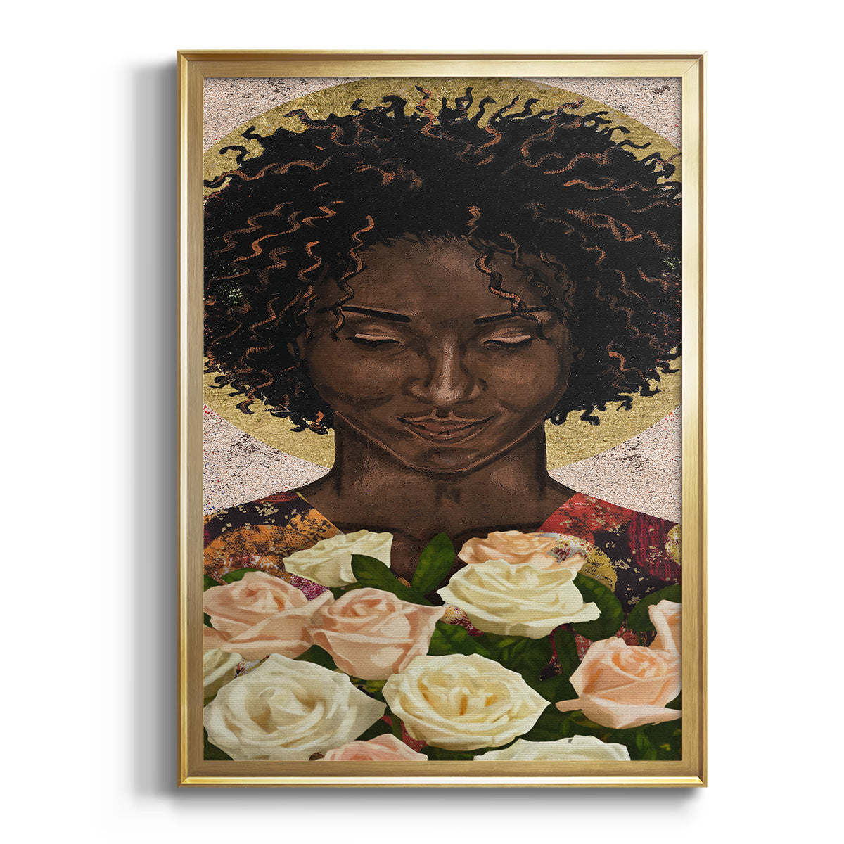 Meditation I - Modern Framed Canvas Print