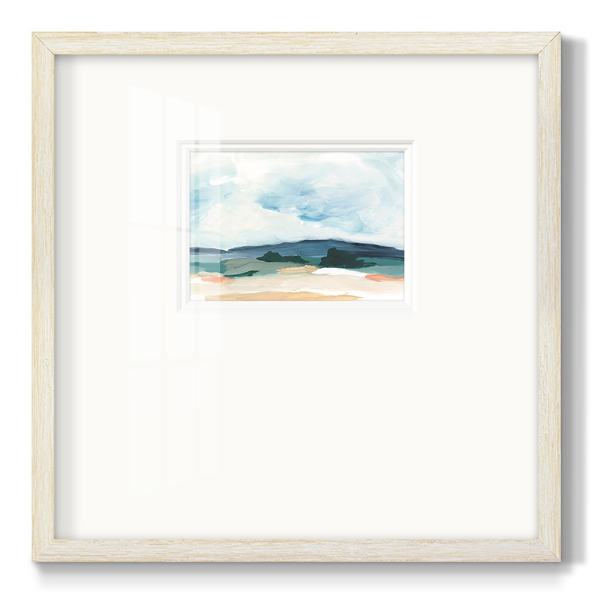 Pastel Vista II Premium Framed Print Double Matboard