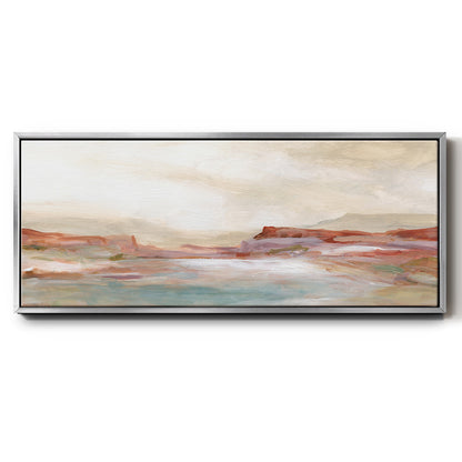 Twilight Desert Mirage - Floater Framed Canvas Print