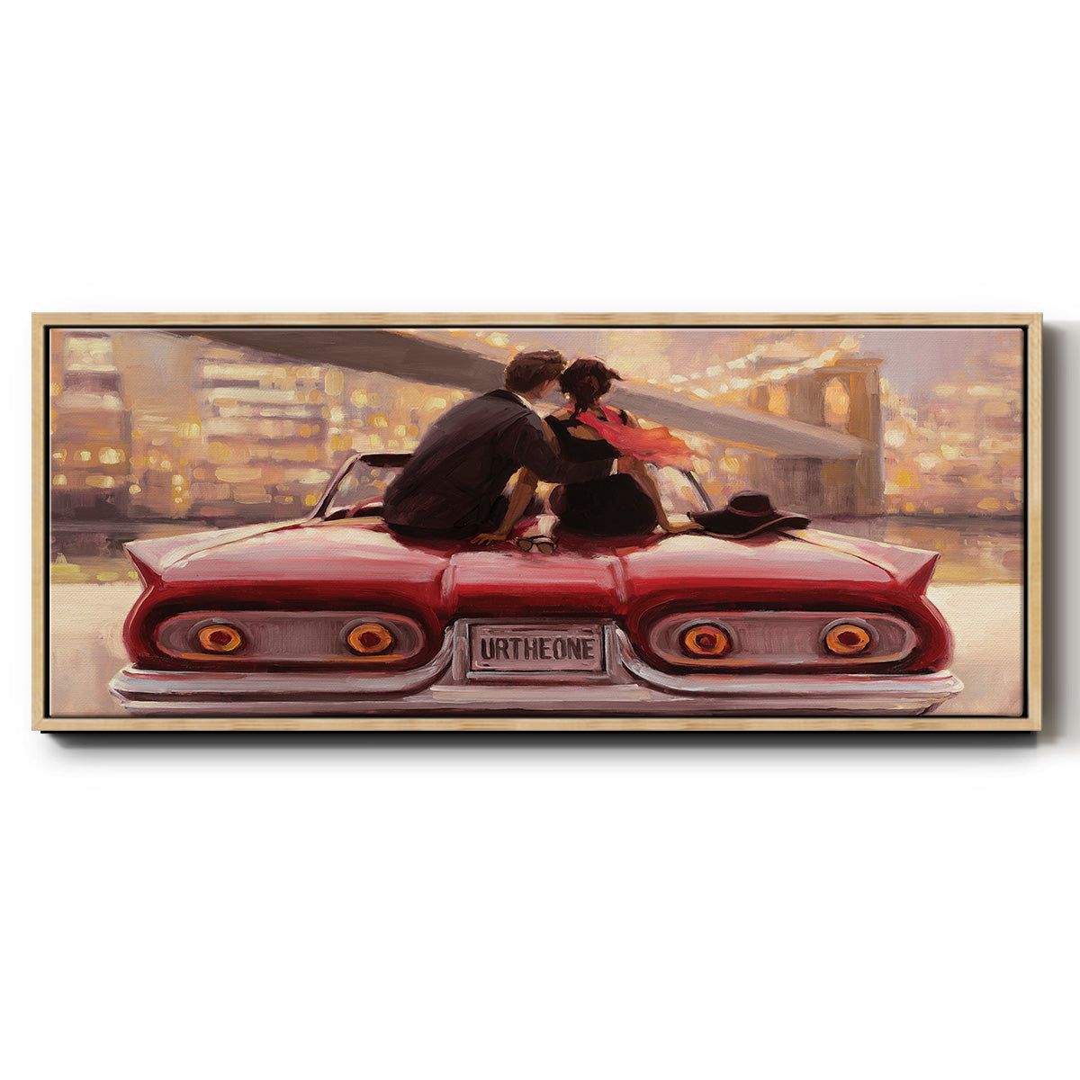 You Are The One - Floater Framed Canvas Print