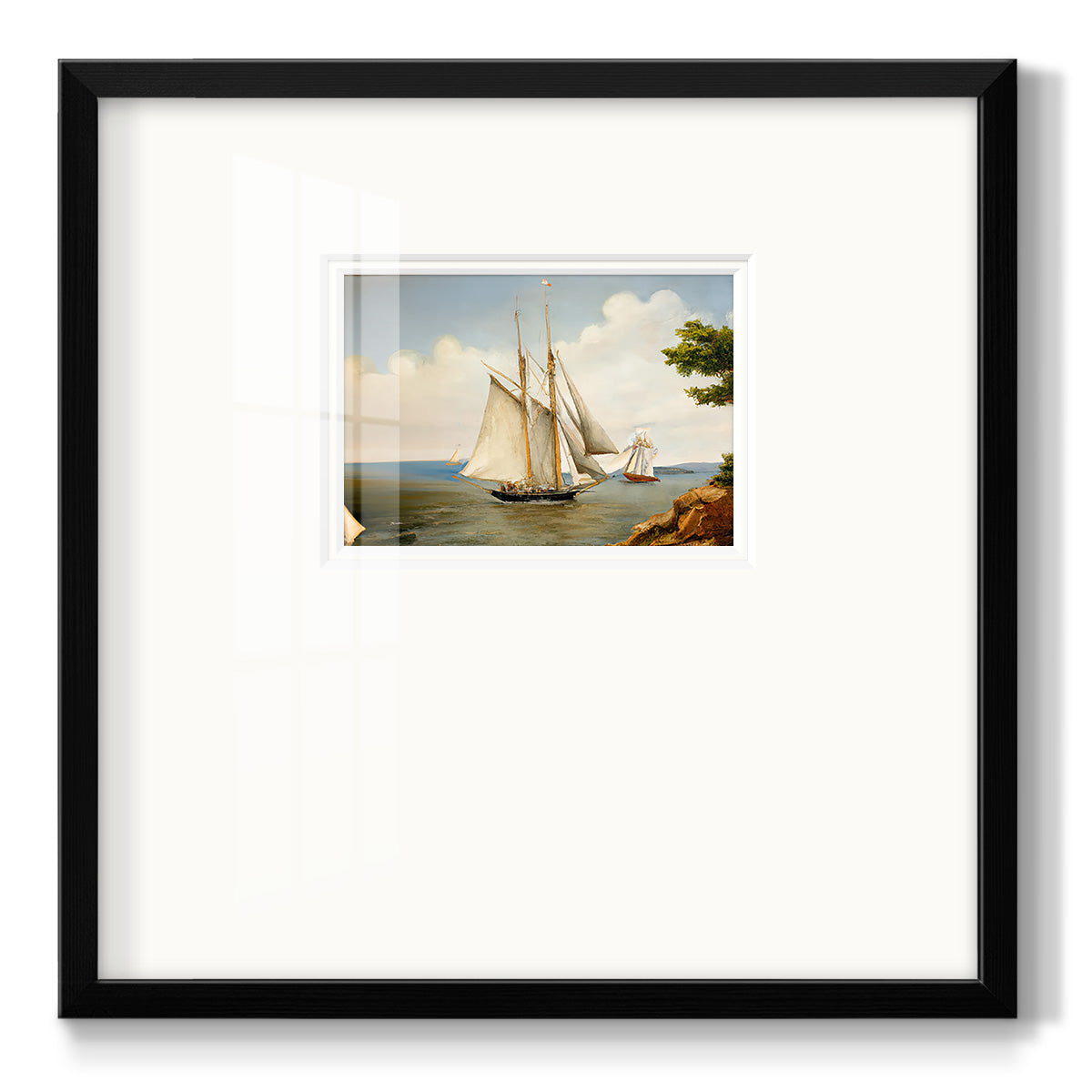 Little Sail - Double Matboard Framed Print