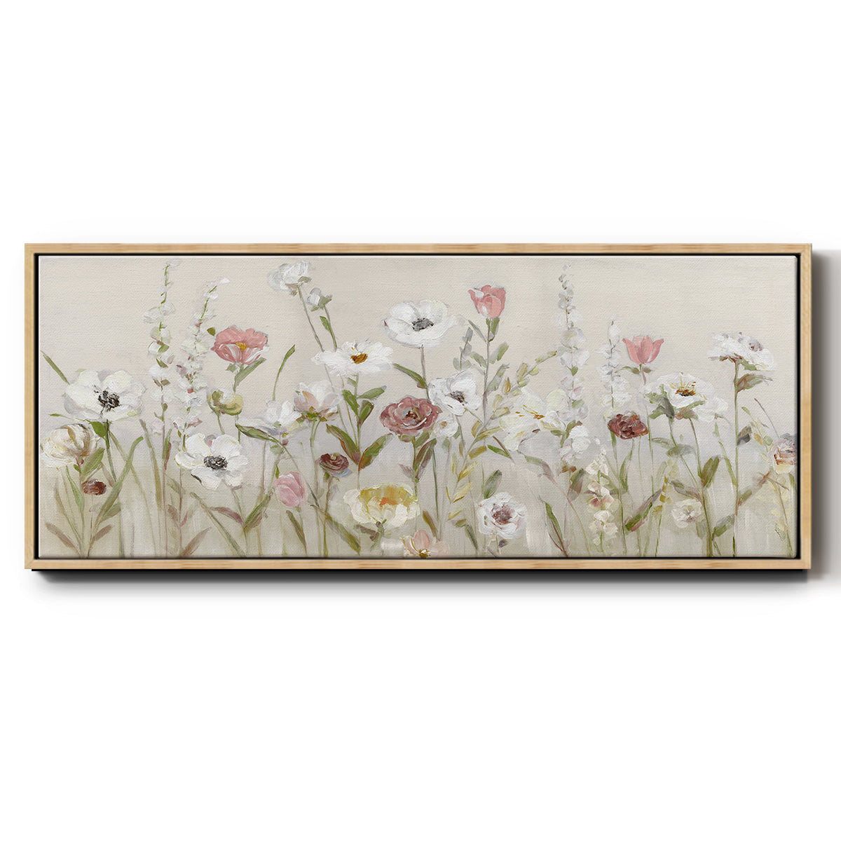 Bloomin Around - Floater Framed Canvas Print