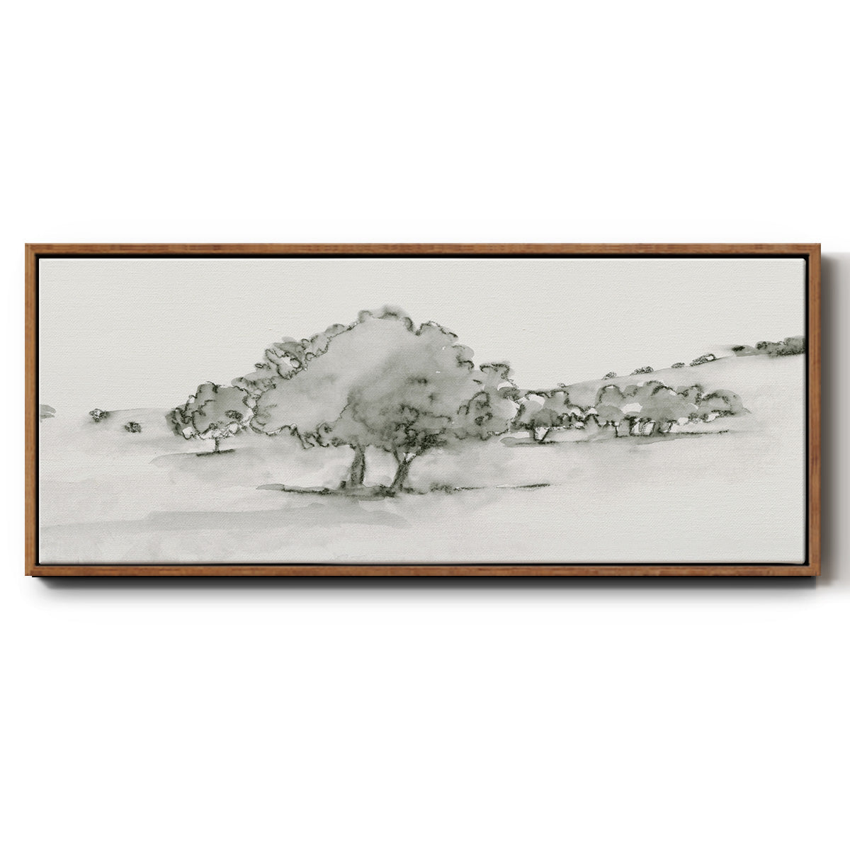 Scenic Scribble II - Floater Framed Canvas Print
