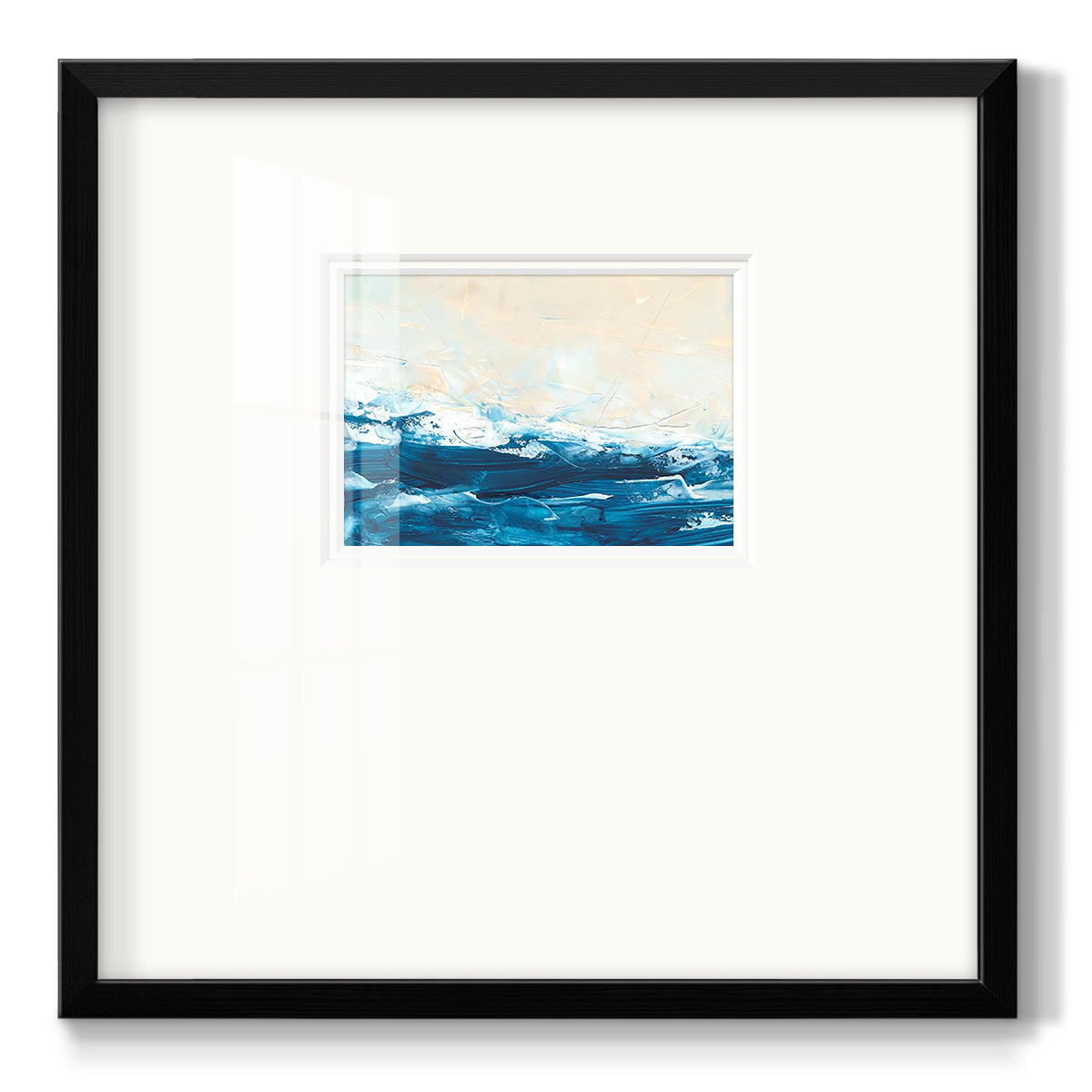 Wave after Wave III Premium Framed Print Double Matboard