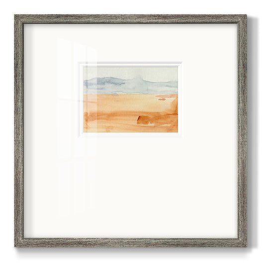 Ash Blue Horizon II Premium Framed Print Double Matboard