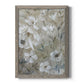 Wildflower Whites - Barnwood Framed Canvas Print
