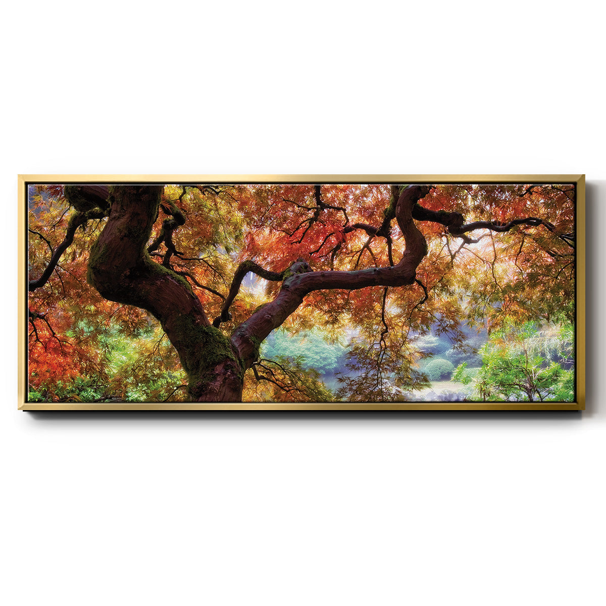 Dreaming of October - Floater Framed Canvas Print