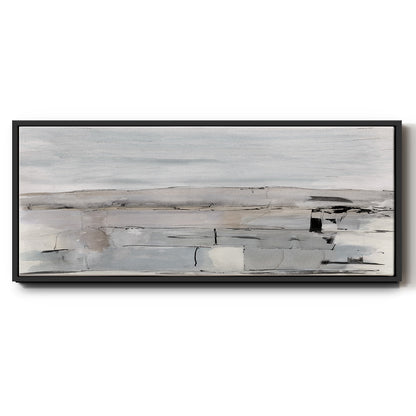 Faraway Field - Floater Framed Canvas Print
