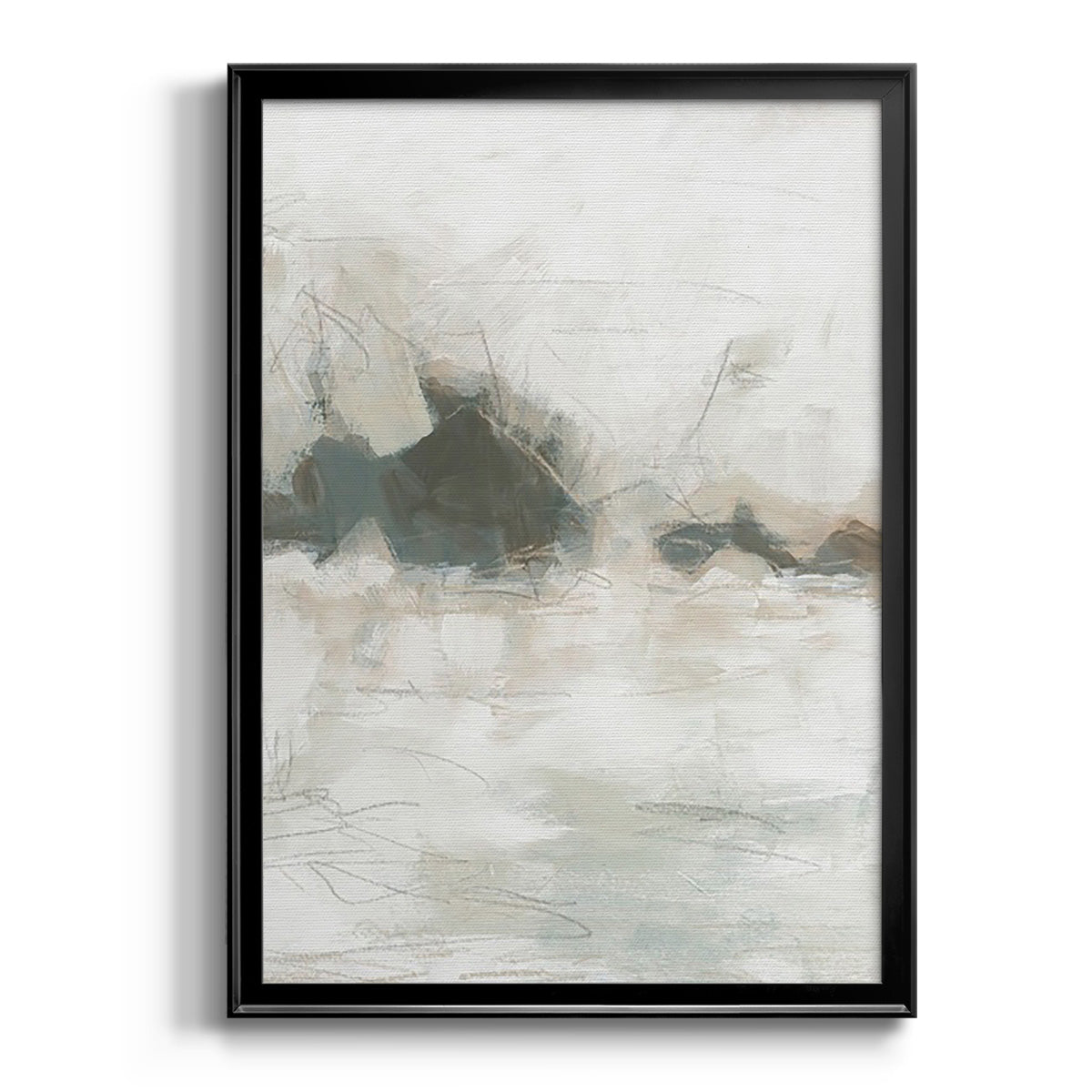 Horizon Break I - Modern Framed Canvas Print