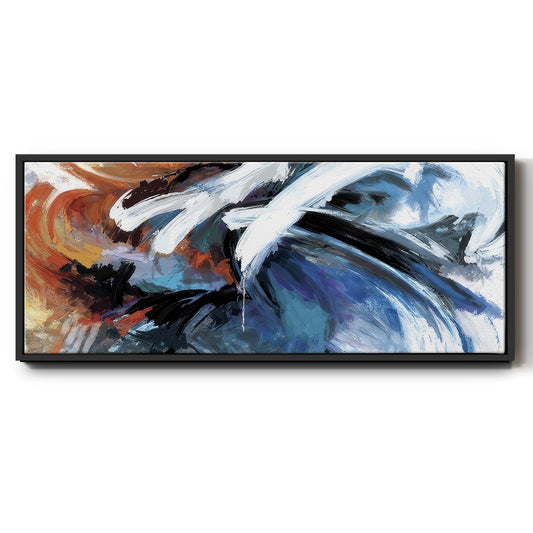 Elementary  - Floater Framed Canvas Print