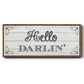 Hello Darlin' - Floater Framed Canvas Print