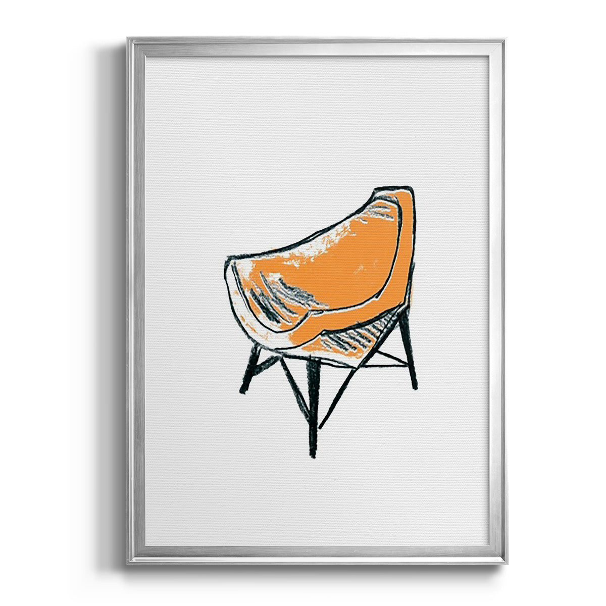Take a Seat XII - Modern Framed Canvas Print