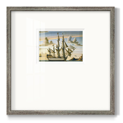 Frigate Premium Framed Print Double Matboard