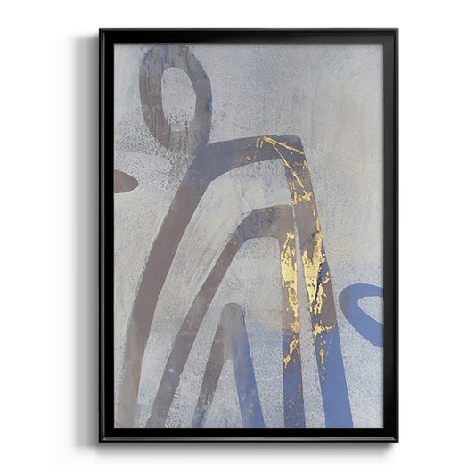 Linx II - Modern Framed Canvas Print
