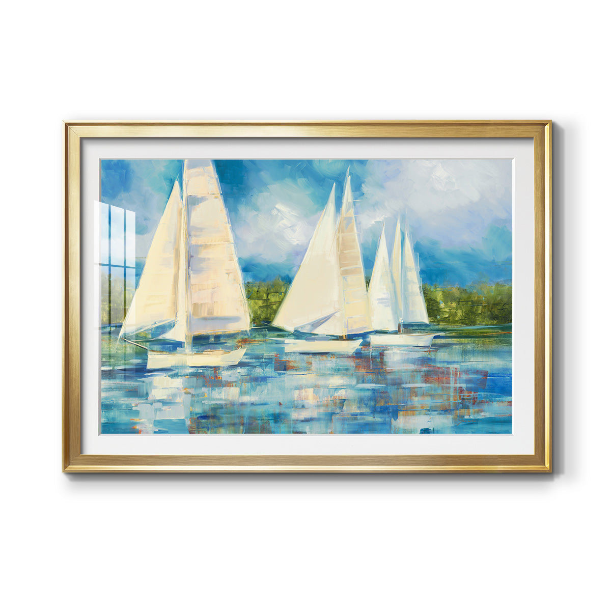 Clear Sailing Premium Framed Print - Ready to Hang