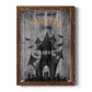 Haunted House - Barnwood Framed Canvas Print