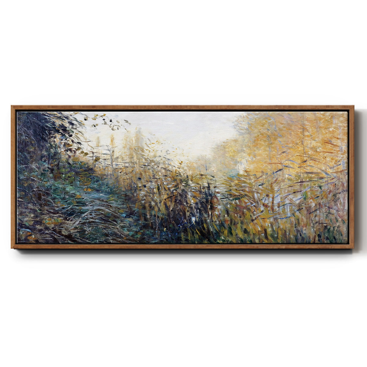 The Reeds (Study), 1876 - Floater Framed Canvas Print