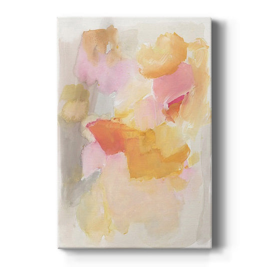 Warm Petals I Premium Gallery Wrapped Canvas - Ready to Hang