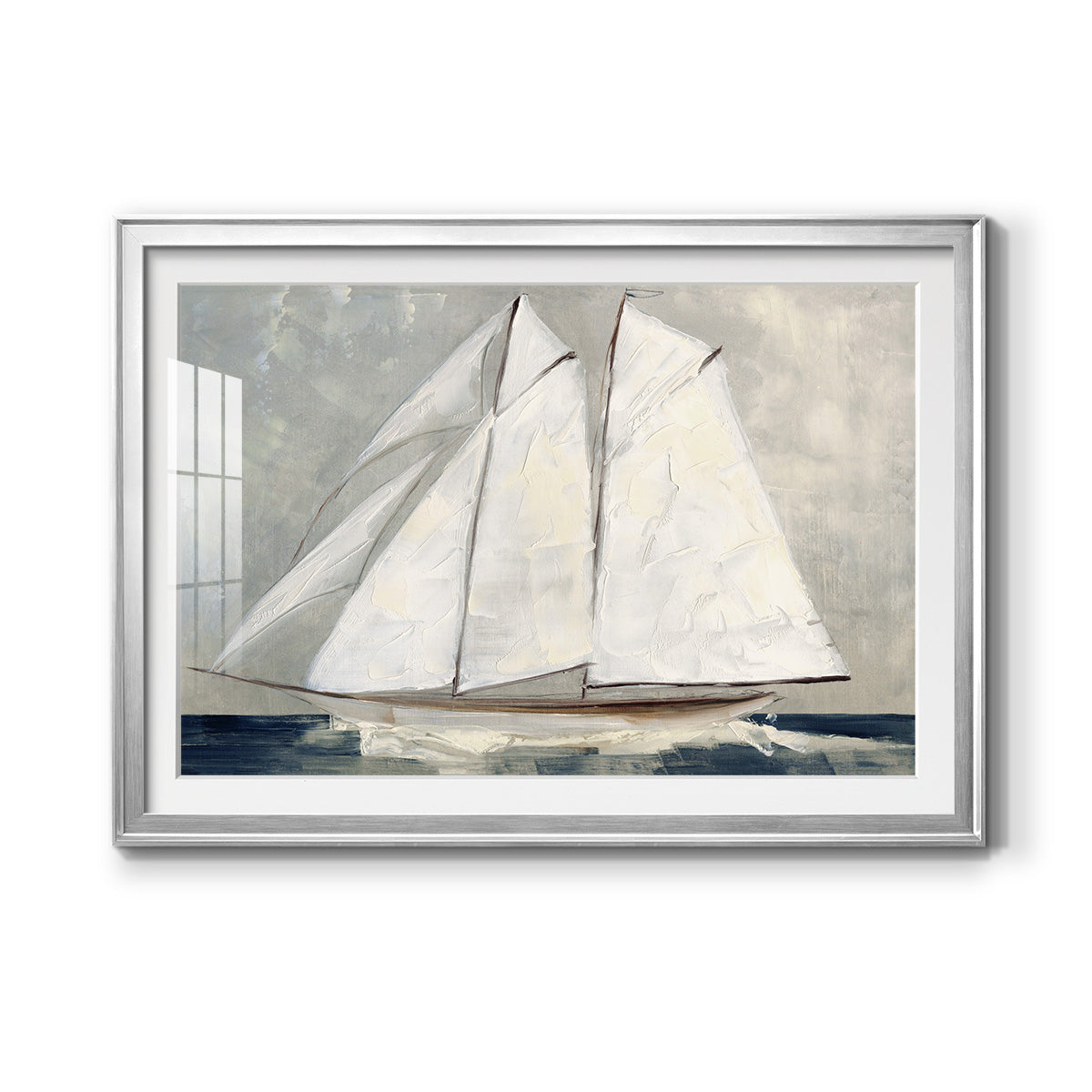 Setting Sail - Modern Framed Art Print