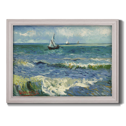 The Sea at Les Saintes - Ornate Framed Canvas Print