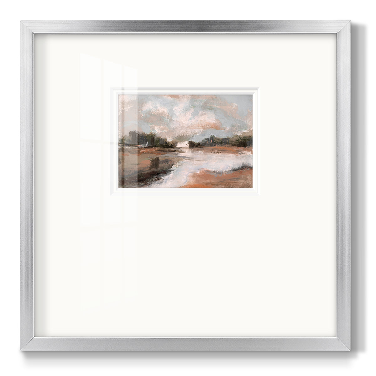 South Pond - Double Matboard Framed Print