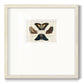 Crackled Butterflies IV Premium Framed Print Double Matboard