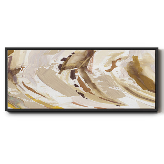 Desert Path - Floater Framed Canvas Print