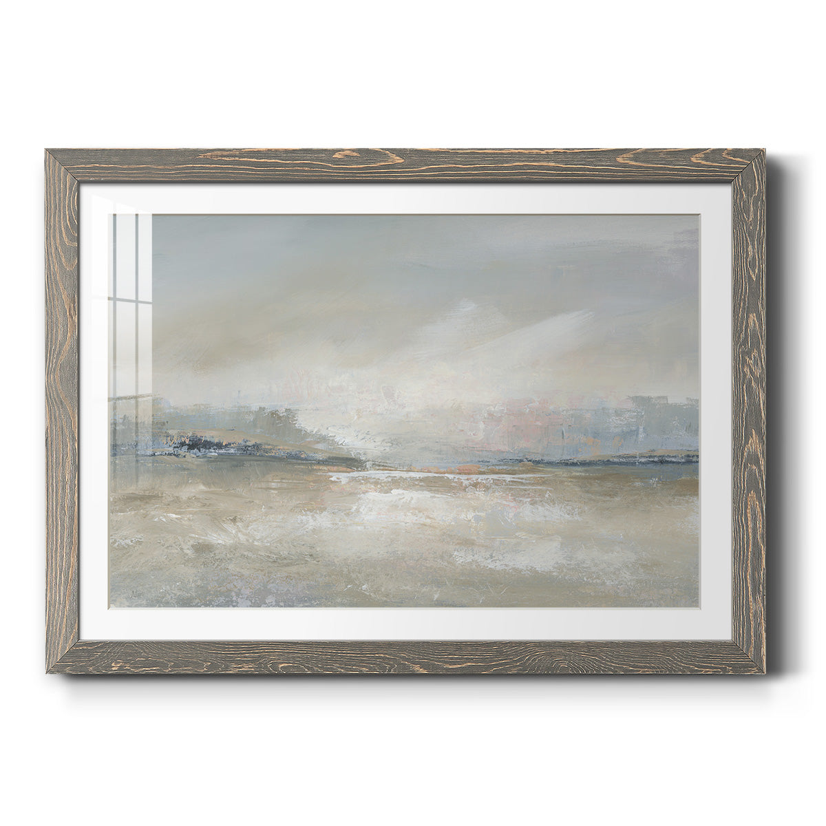 Horizon Haze - Barnwood Framed Art Print