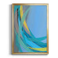 Circulating Flow I - Modern Framed Canvas Print