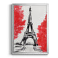Day in Paris II - Modern Framed Canvas Print