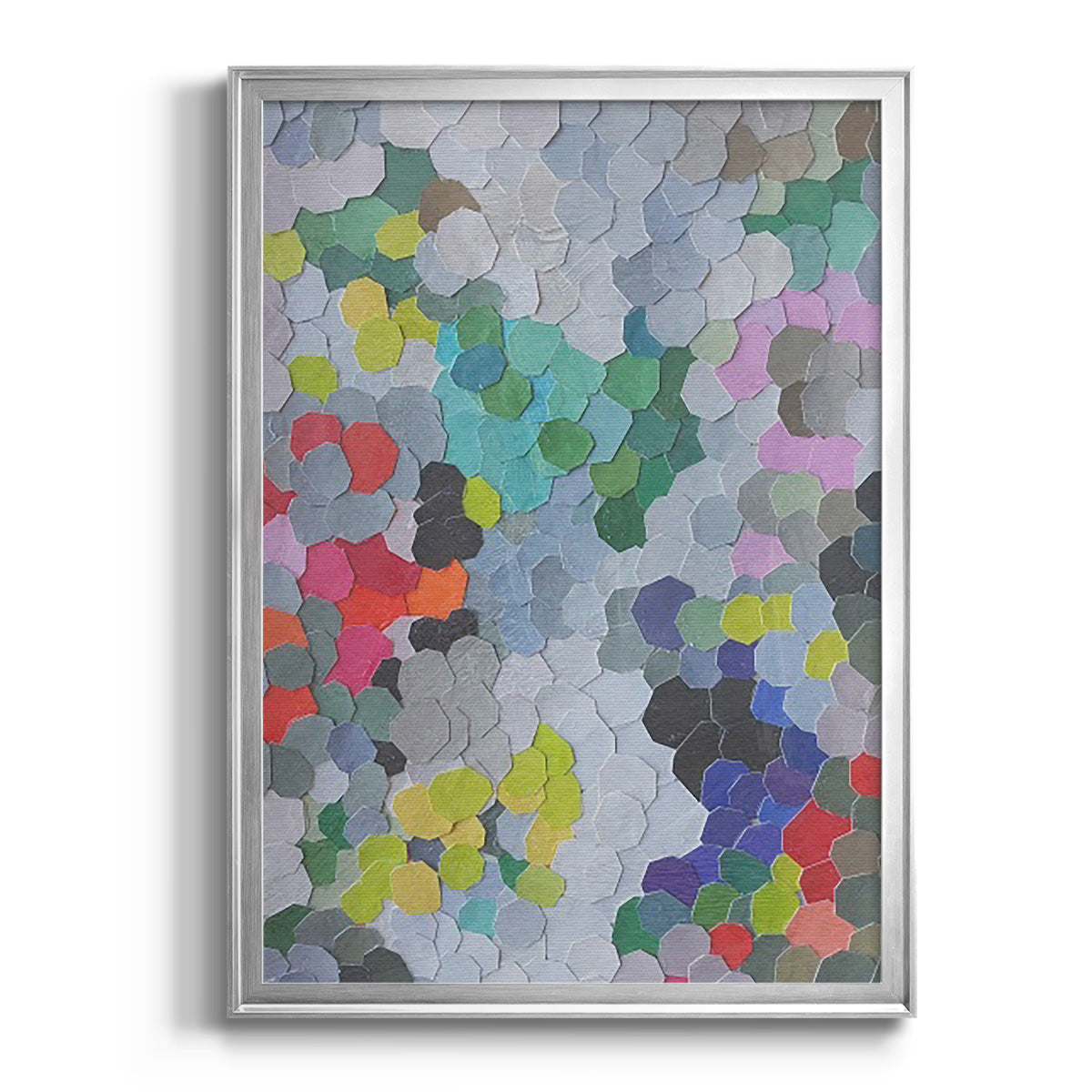 Buckingham Gardens - Modern Framed Canvas Print