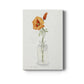 California Poppy Vase I Premium Gallery Wrapped Canvas - Ready to Hang