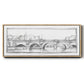 Pont Neuf - Floater Framed Canvas Print