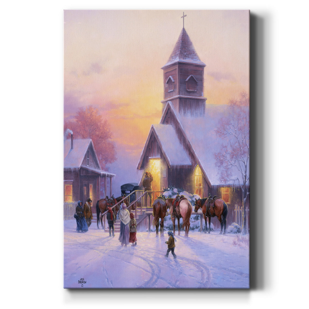 Sunday Service - Gallery Wrapped Canvas