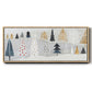 Christmas Chalet Collection D - Floater Framed Canvas Print