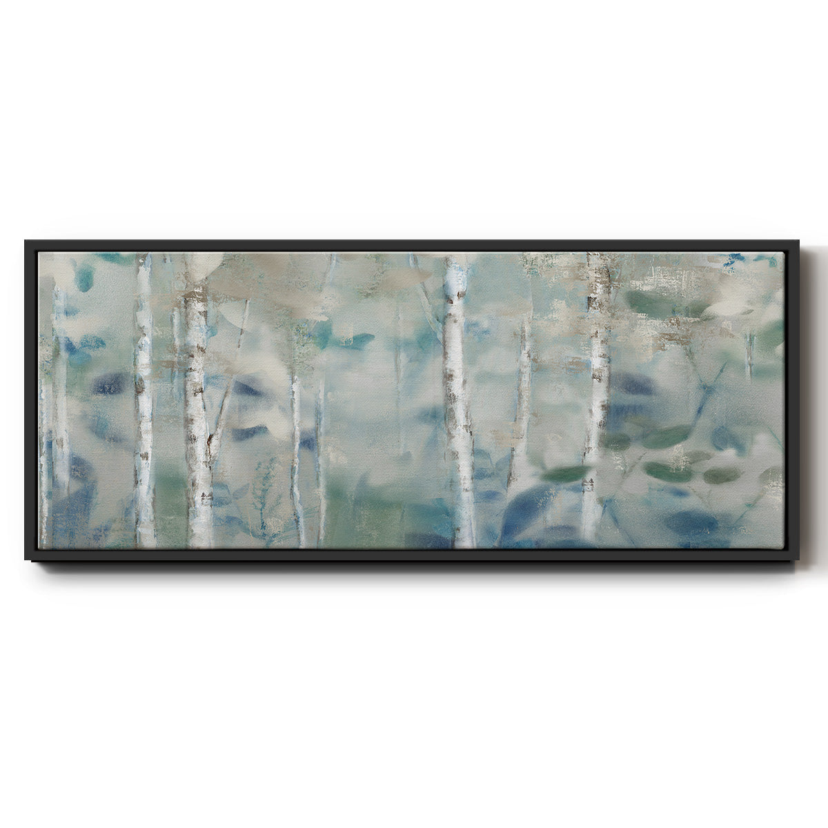 Zen Forest II - Floater Framed Canvas Print